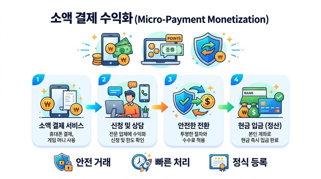 소액결제 현금화 수수료